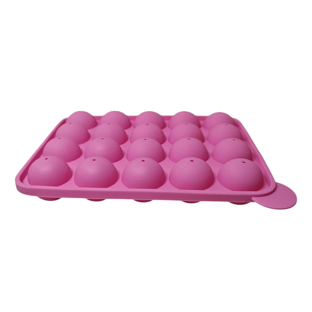 Pink Silicone Cake Pop Mold